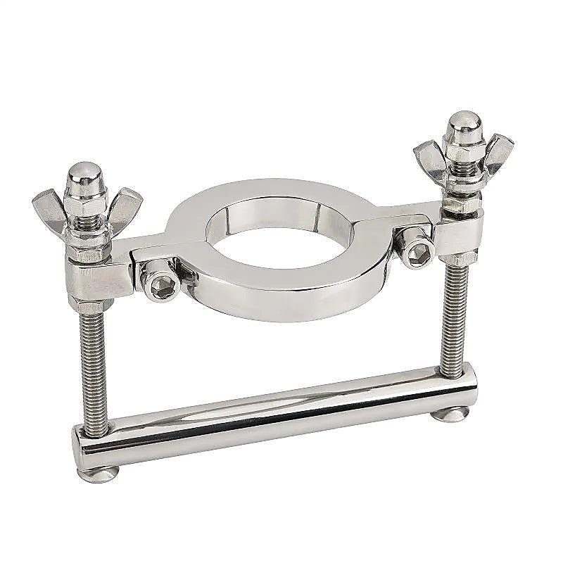 Plateless Ball Crusher With Ball Weight Attachments - Ball and Cock Toys