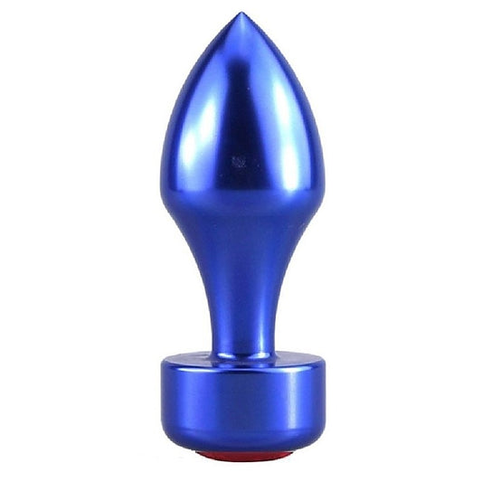 Aluminium Butt Plug with Red Diamonte