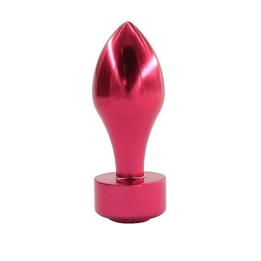 Aluminium Butt Plug with Red Diamonte