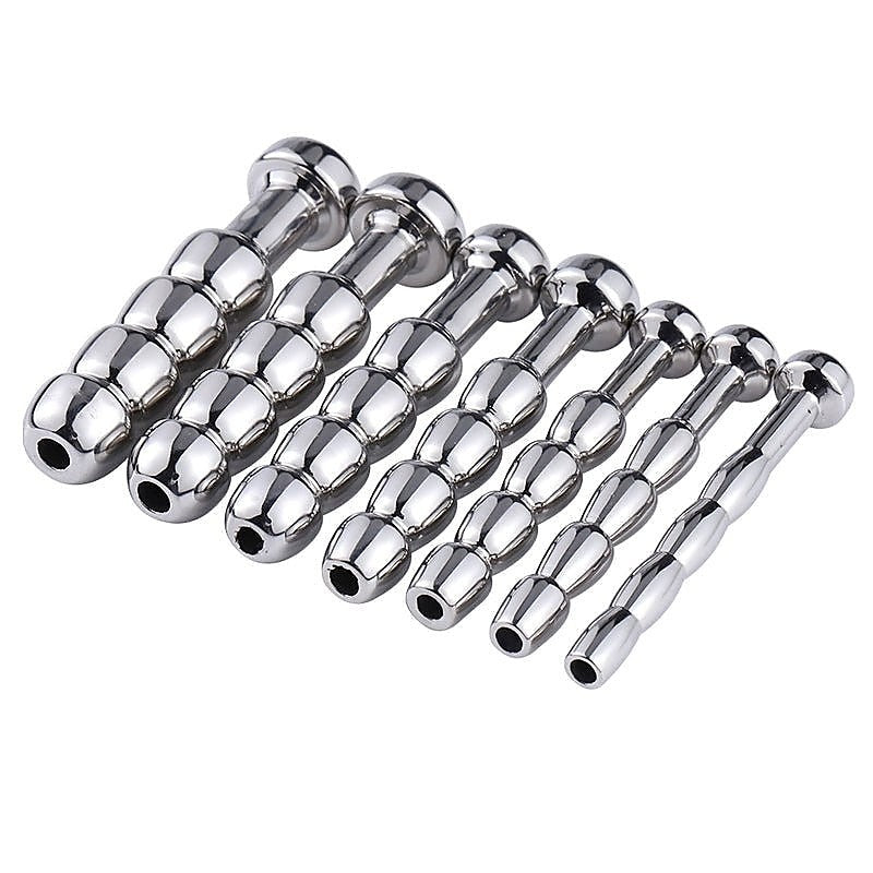 Steel 4 Balls Urethral Catheter - Penis Plugs