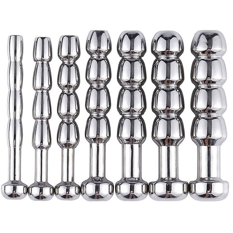 Steel 4 Balls Urethral Catheter - Penis Plugs