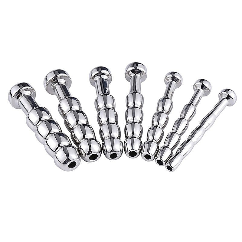 Steel 4 Balls Urethral Catheter - Penis Plugs