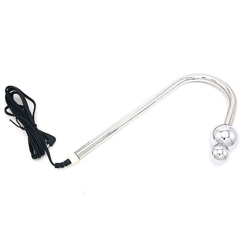Bipolar Metal Electric Shock Anal Hook by BDStyle - Electro Sex