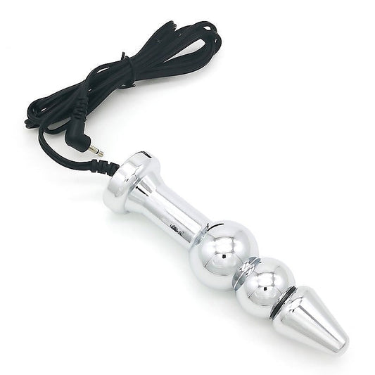 Bipolar Metal Electric Shock Butt Plug - E - Electro Sex