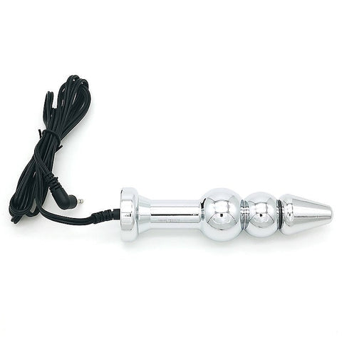 Bipolar Metal Electric Shock Butt Plug by BDStyle - Electro Sex