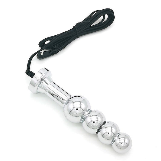 Bipolar Metal Electric Shock Butt Plug - F - Electro Sex