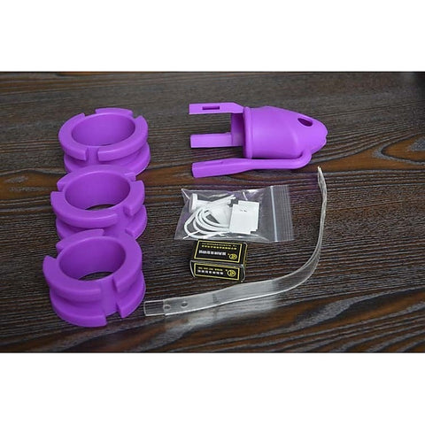 Professional Silicone Cock Cage by BDStyle - Male Chastity