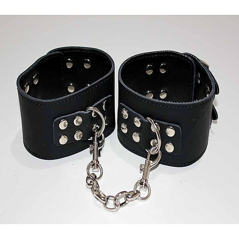 Leather Wrist/Ankle Restraints Studs by BDStyle - Cuffs and Restraints