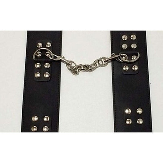MG Leather Wrist/Ankle Cuffs with Buckle by BDStyle - Cuffs and Restraints