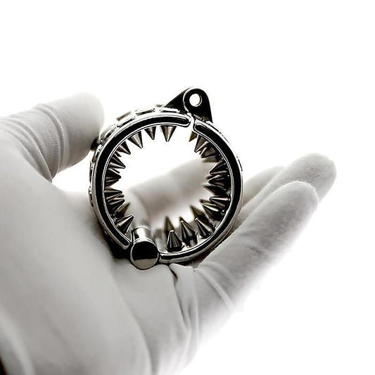 Kali's Teeth with 4 Rows Scrotum Pendant - Male Chastity
