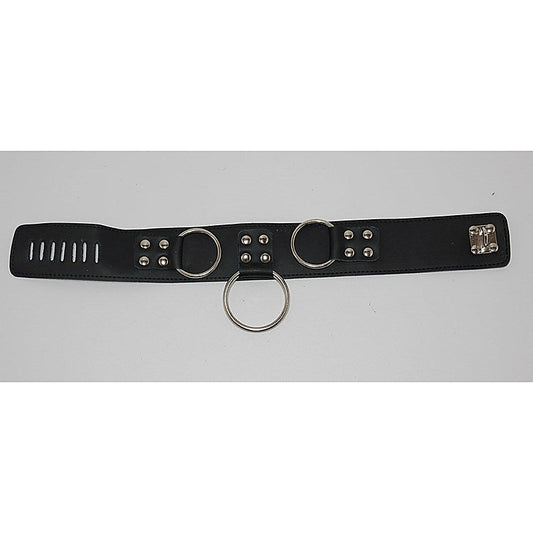 Gentle Medusa Ladies Bondage Collar Heavy PVC - Collars and Leads