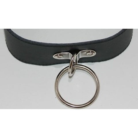 SirN Adjustable Bondage Collar Light PVC by BDStyle - Collars and Leads