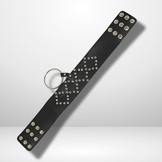 Submissive Allure - Wyred Slave Studded Posture Collar by BDStyle - Collars and Leads