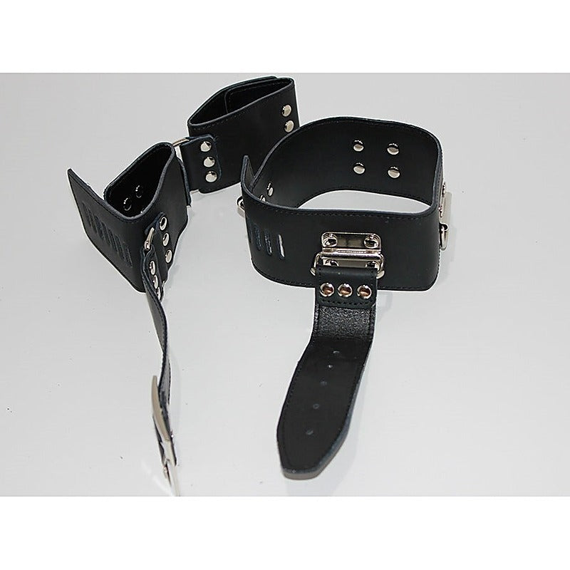 BDSM Gear Leather Cuffs & Collar by BDStyle - Cuffs and Restraints