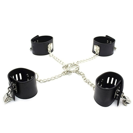 Bondage Bliss - Luxurious Leather Restraints for Intimate Exploration