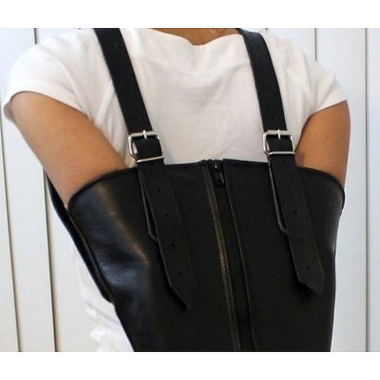Bondage Leather Arm Binder - Cuffs and Restraints