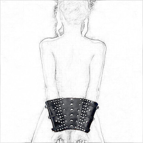 Buckle Up Leather Wrist Cuffs by BDStyle - Cuffs and Restraints