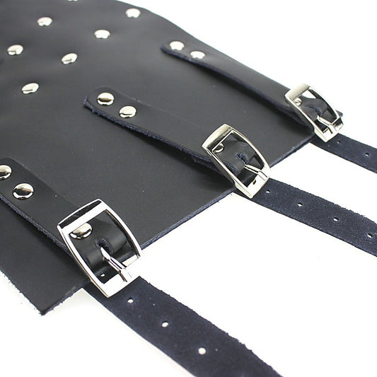 BDStyle, Buckle Up Leather Wrist Cuffs - Cuffs and Restraints