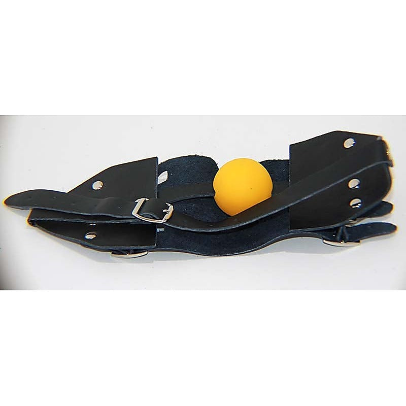 Premium Leather Muzzle with Ball Gag by BDStyle - Bondage Gags and Bits