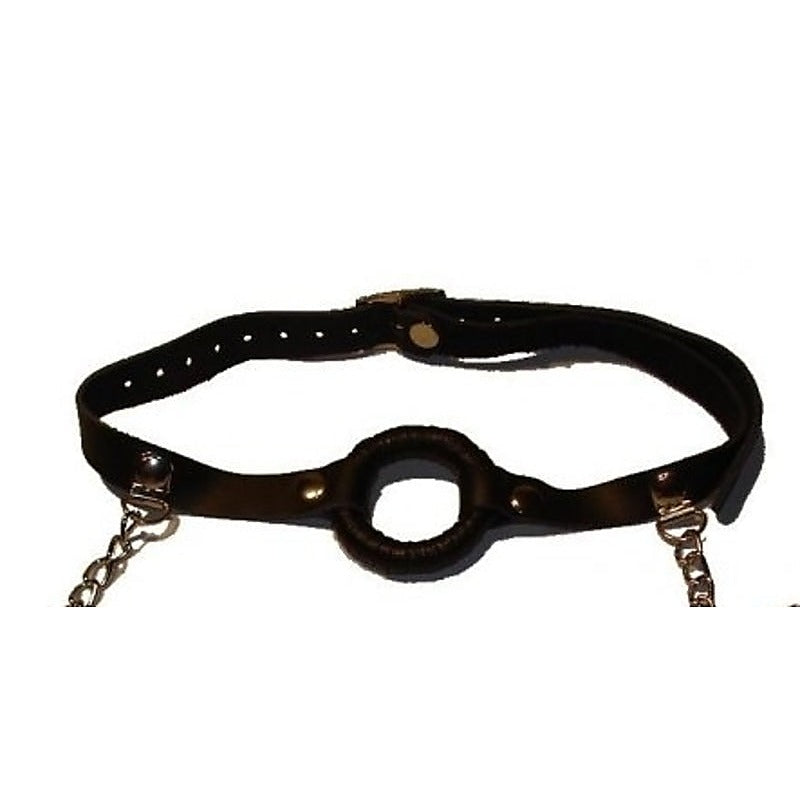O-Ring Gag with Nipple Clamps by BDStyle - Bondage Gags and Bits