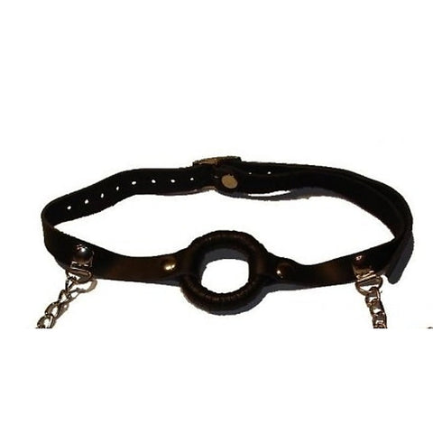 O-Ring Gag with Nipple Clamps by BDStyle - Bondage Gags and Bits