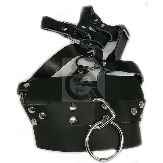 Muzzle Bondage Ball Gag Head Harness by BDStyle - Bondage Gags and Bits