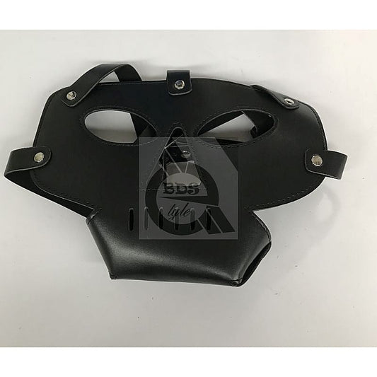 Hannibal Prison Hood PVC with Punisher Muzzle - Bondage Hoods