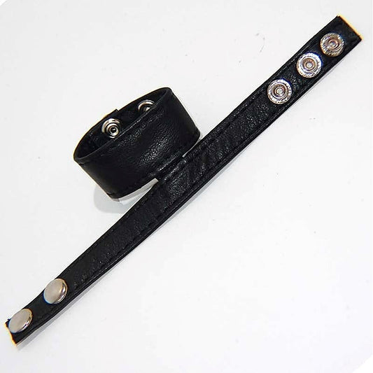 Double Trouble BDSM Strap Cock Ring with Studs - Cock Rings