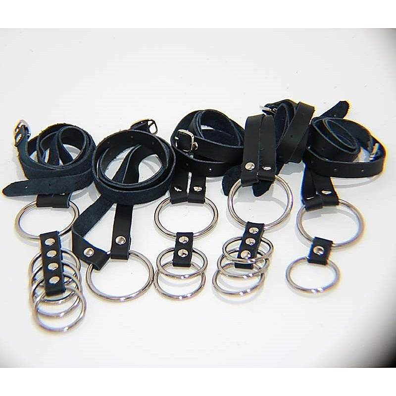 Gates of Hell Harness 5 Cock Rings by BDStyle - Cock Rings