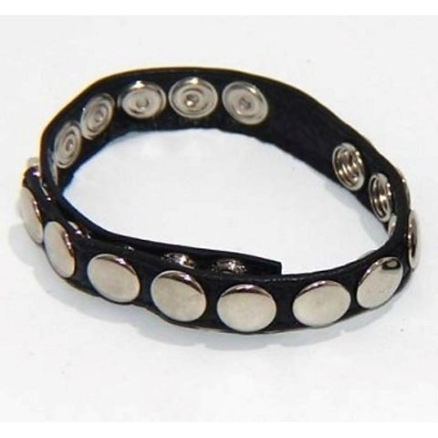 Leather Cock Rings With 5 Snap Locks by BDStyle - Cock Rings