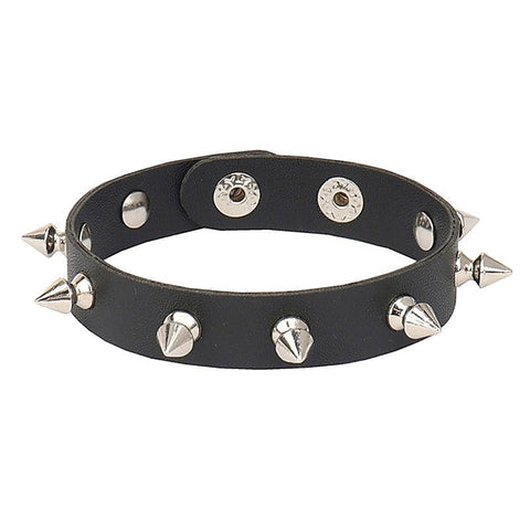 Premium Spiked Leather Cock Ring by BDStyle - Cock Rings