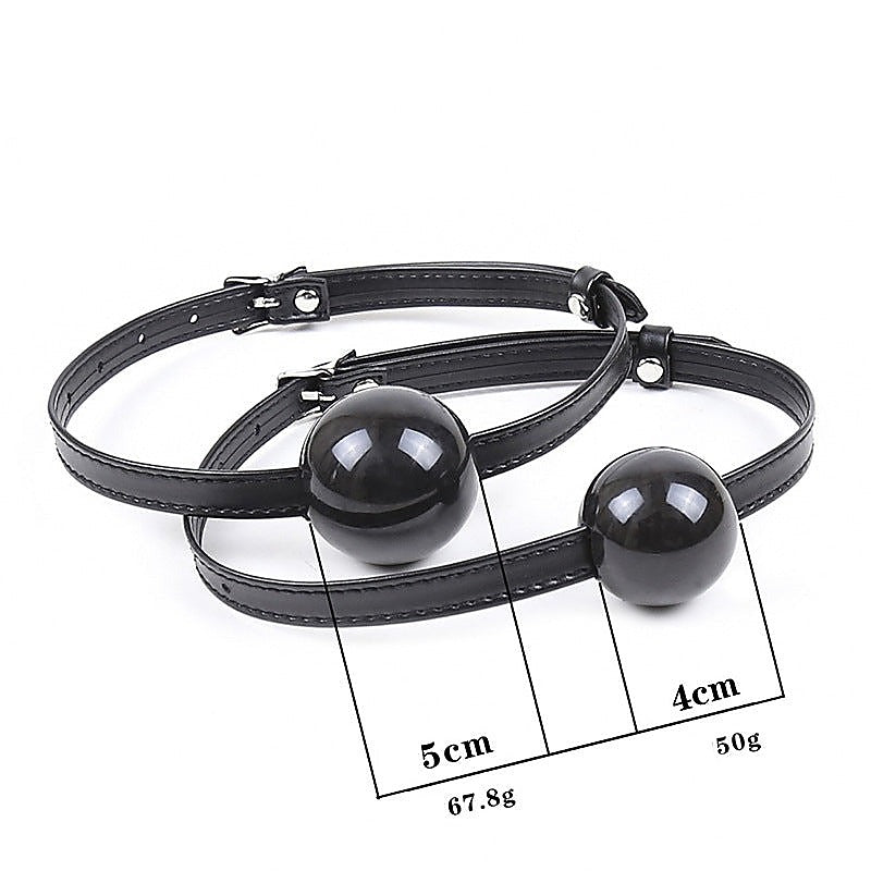 Premium Quick Buckle Ball Gag by BDStyle - Male Chastity