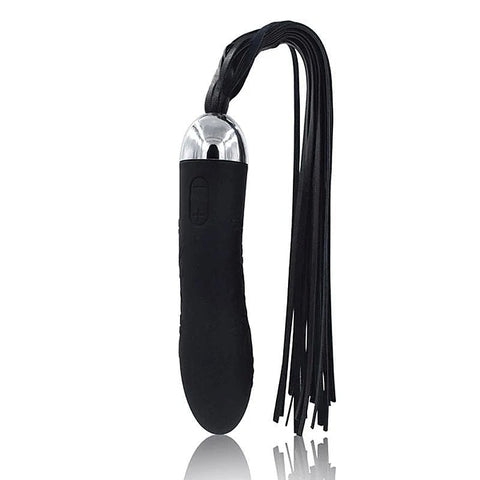 Deluxe Silicone Whip Vibrating Anal Plug by BDStyle - Anal Vibrators