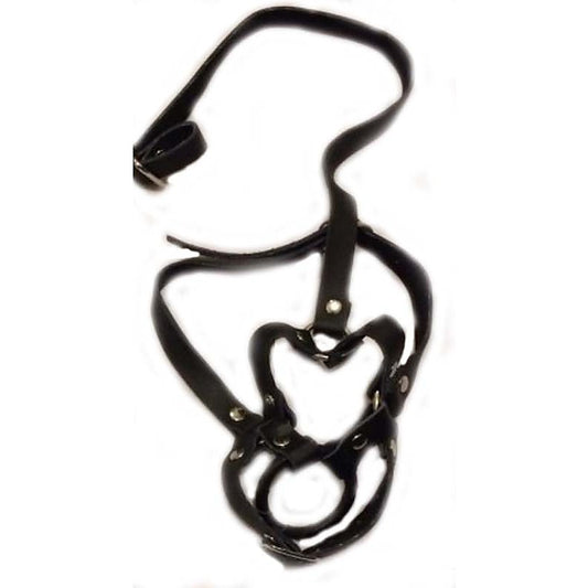 Literotica O Ring Gag Open Mouth Gag Light PVC - Bondage Gags and Bits