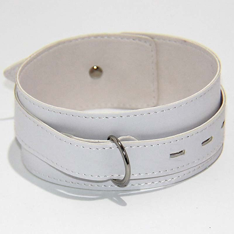 Collar Adjustable White Light PVC by BDStyle - Collars and Leads