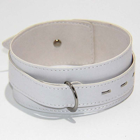 Collar Adjustable White Light PVC by BDStyle - Collars and Leads