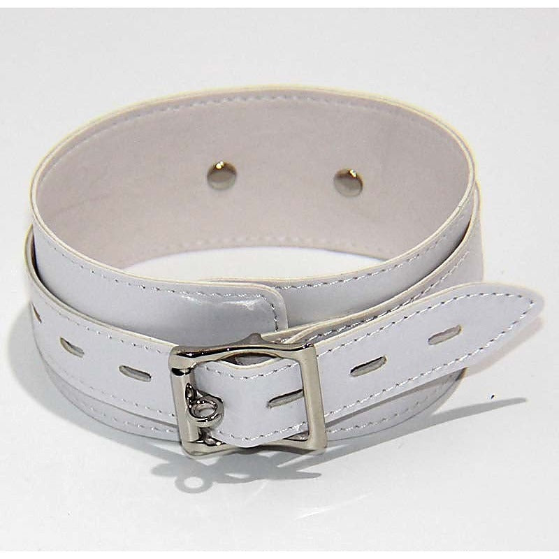 Collar Adjustable White Light PVC by BDStyle - Collars and Leads