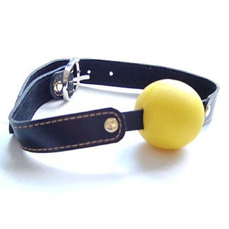 Laura Goodwin Gag with Yellow Ball Light by BDStyle - Bondage Gags and Bits