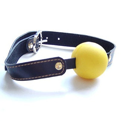 Laura Goodwin Gag with Yellow Ball Light by BDStyle - Bondage Gags and Bits
