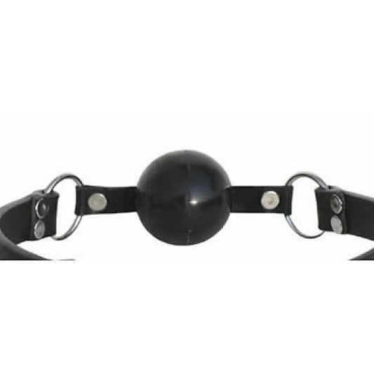 Leather Folk Ball Gag by BDStyle - Bondage Gags and Bits