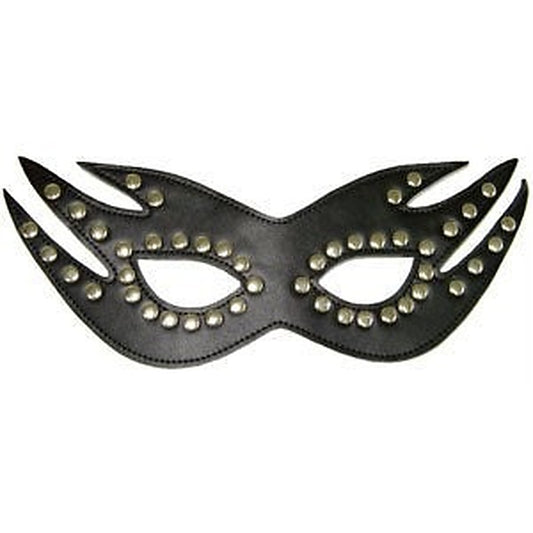 Risque Boutique Feline Mask with Studs Heavy