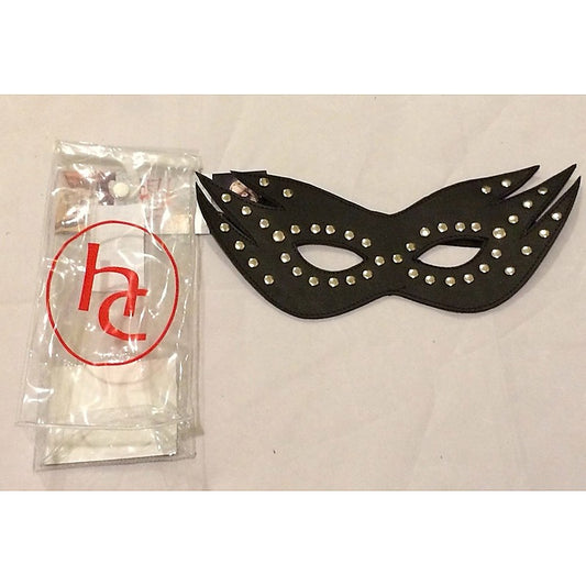 Risque Boutique Feline Mask with Studs Heavy