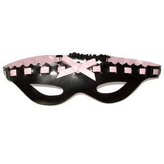 Temptations Direct Leather Mask with Stylish Lace