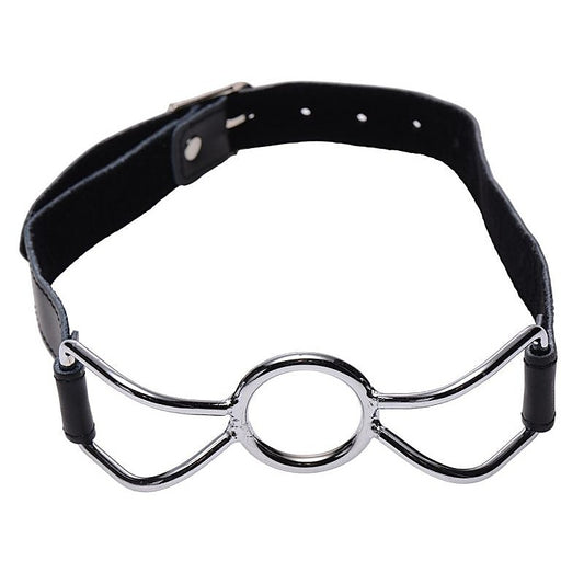 Wolfspider Metal O Ring Gag Metal - Bondage Gags and Bits