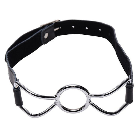 Wolfspider Metal O Ring Gag Metal - Bondage Gags and Bits