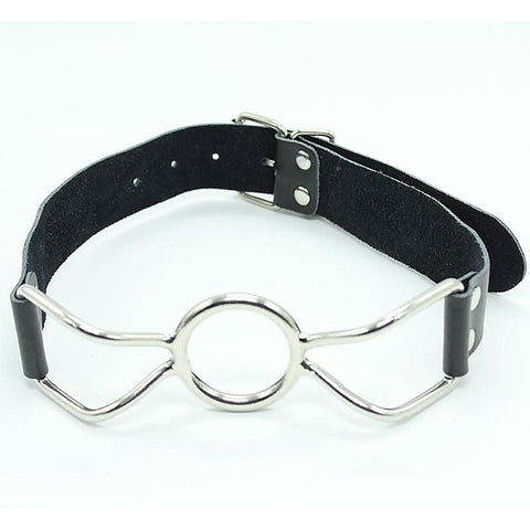 Wolfspider Metal O Ring Gag Metal - Bondage Gags and Bits