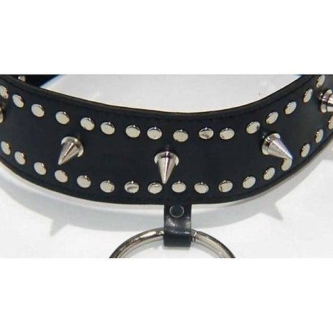 Punk Vegan Spiked Collar Heavy by BDStyle - Collars and Leads
