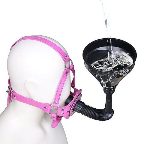 Premium Fluid Feeder Muzzle Plug by BDStyle - Bondage Gags and Bits