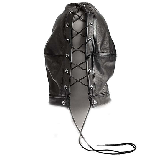 Lip & Eye Zip Bondage Hood