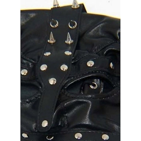 Spiked Bondage Hood Leather